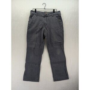 Carhartt Relaxed Fit 102291 Carpenter Pants Lot of 6 Mens 36x30 Black & Gray